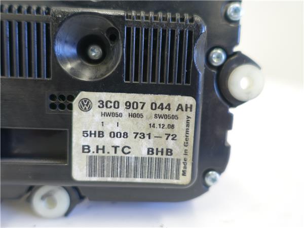 MANDOS CLIMATIZADOR Volkswagen passat berlina (3c2)(2005->) 2.0 TDI 16V BKP 3C0907044AH GRIS acondicionado aire calefaccion JLU - Imagen 3