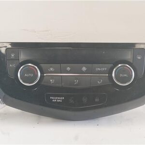 MANDOS CLIMATIZADOR Nissan qashqai ii (j11e)(2013->) 1.5 N-Vision [1,5 Ltr. - 81 kW Turbodiesel CAT] K9K - #Prov# K9KPROV 20171515 GRIS PLATA    acondicionado aire calefaccion