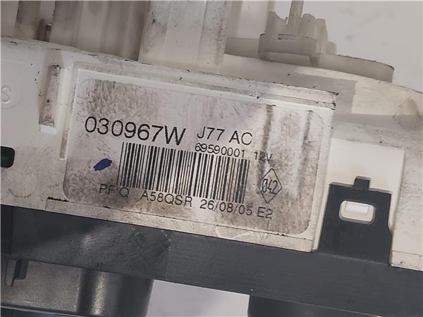 MANDOS CLIMATIZADOR Renault clio iii (2005->) 1.5 dCi (BR0H, CR0H) K9K 764 K9K764 030967W 30967W NEGRO acondicionado aire calefaccion TL4002 - Imagen 3