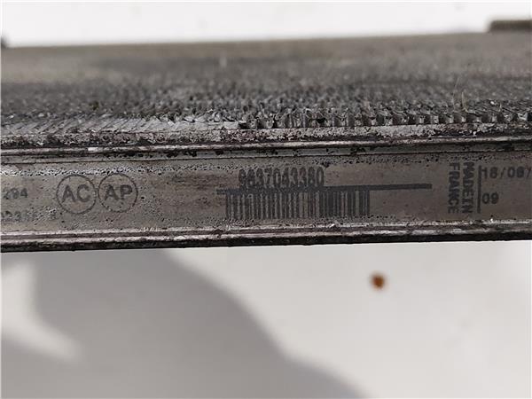 RADIADOR Peugeot 307 break / sw (s1)(04.2002->06.2005) 2.0 HDI 110 RHS (DW10ATED4) RHS(DW10ATED4) 9637043380 GRIS agua gasoil RADIADOR DE AGUA 20DM09 - Imagen 3