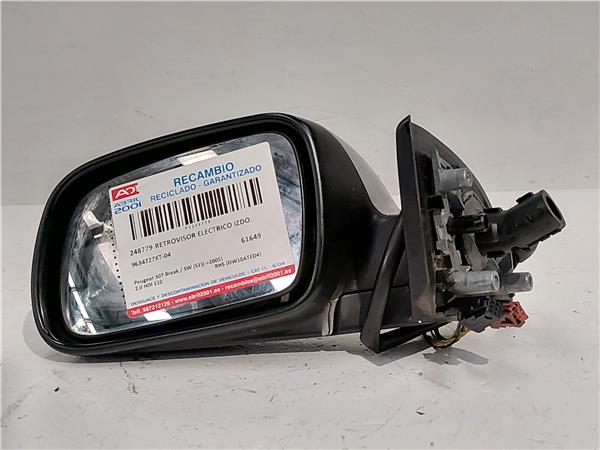 RETROVISOR ELECTRICO IZDO. Peugeot 307 break / sw (s1)(04.2002->06.2005) 2.0 HDI 110 RHS (DW10ATED4) RHS(DW10ATED4) 9634727XT-04 9634727XT04 GRIS Espejo Izquierdo 20DM09
