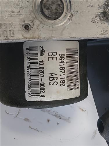 NUCLEO ABS Peugeot 206 (1998->) 1.6 16V NFU (TU5JP4) NFU(TU5JP4) 9641871180 NEGRO modulador 20CP91 - Imagen 3