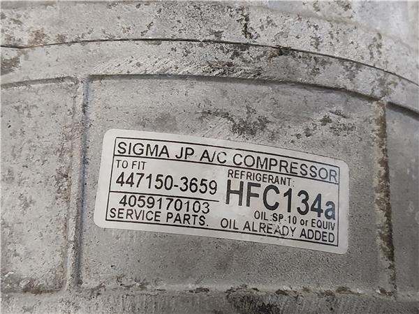 COMPRESOR AIRE ACOND. Seat leon (1p1)(05.2005->) 1.9 TDI BKC 447150-3659 4471503659 GRIS Acondicionado GQQ - Imagen 3