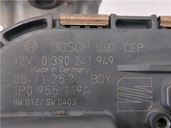 MOTOR LIMPIAPARABRISAS DEL. Seat leon (1p1)(05.2005->) 1.9 TDI BKC 0390241949 390241949 GRIS Delanteras delanteros GQQ - Imagen 3