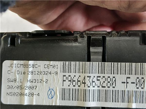 CUADRO COMPLETO Citroen c4 picasso (2007->) 1.6 HDi 9HZ-DV6TED4 9HZDV6TED4 P9664365280 NEGRO COMPLETO instrumentos 20DP76 - Imagen 4