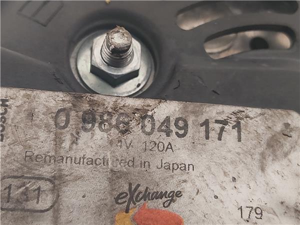 ALTERNADOR Mazda 3 sedán (bk) 1.6 DI Turbo Y601 0986049171 986049171 ROJO generador - Imagen 3