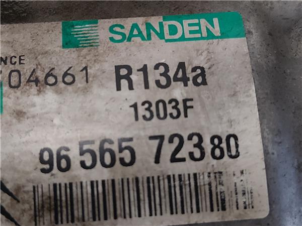 COMPRESOR AIRE ACOND. Citroen c6 (2005->) 2.7 HDi UHZ (DT17BTED4) UHZ(DT17BTED4) 9656572380 GRIS Acondicionado 20GG05 - Imagen 3