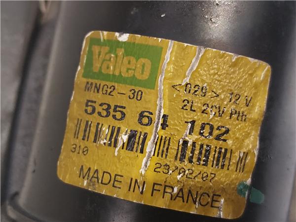 MOTOR LIMPIAPARABRISAS DEL. Renault laguna ii (bg0)(2001->) 1.9 dCi (BG1A, BG1W) F9Q 674 F9Q674 53564102 GRIS Delanteras delanteros - Imagen 3