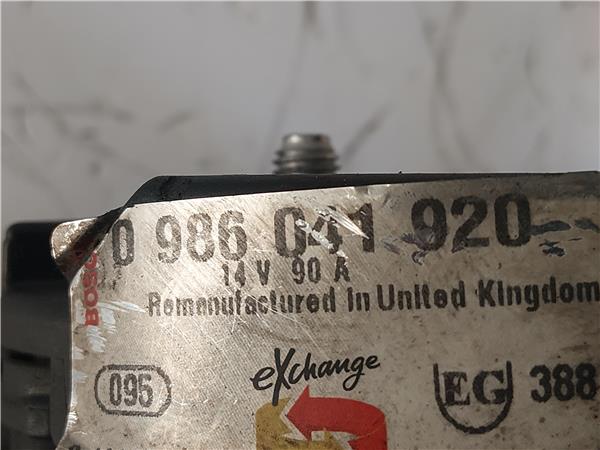 ALTERNADOR Seat ibiza (6l1)(04.2002->) 1.4 16V BBY 0986041920 986041920 GRIS generador GDL - Imagen 3