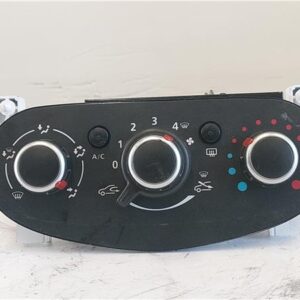 MANDOS CLIMATIZADOR Dacia sandero ii (10.2012->) 0.9 Ambiance [0,9 Ltr. - 66 kW TCE CAT bivalent, Gasolina / GPL] H4B B4 - #Prov# H4BB4PROV 5P3741700 NEGRO    acondicionado aire calefaccion