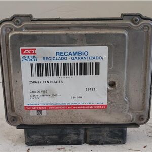 CENTRALITA Saab 9-3 berlina (2003->) 1.9 TiD Z 19 DTH Z19DTH 0281014552 281014552 NEGRO    uce