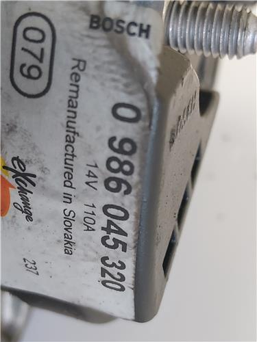 ALTERNADOR Volkswagen golf v (1k1)(2003->) 1.4 TSI BMY 0986045320 986045320 NEGRO generador JXP - Imagen 3