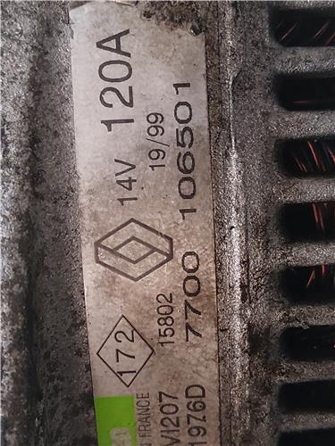 ALTERNADOR Renault laguna (b56)(1994->) 1.9 dTi (B56J) F9Q 716 F9Q716 7700106501 GRIS generador JC5099 - Imagen 3