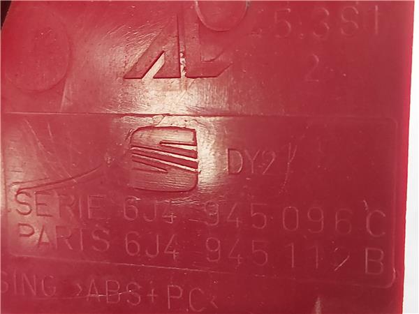 PILOTO TRA. DCHO. Seat ibiza berlina (6j5)(06.2008->) 1.6 TDI CAYC 6J4945112B NEGRO Bombilla Derecha derecho Faro Lámpara Luz Trasera trasero KFK - Imagen 3