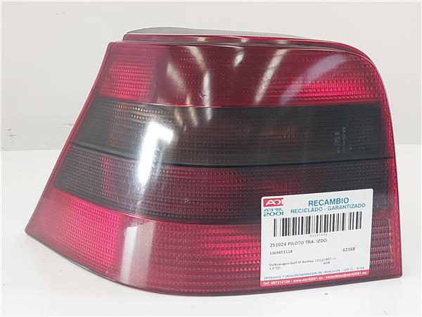 PILOTO TRA. IZDO. Volkswagen golf iv berlina (1j1)(1997->) 1.9 TDI AGR 1J69451118 AZUL Bombilla Faro Izquierdo Lámpara lateral Luz Trasero DQY