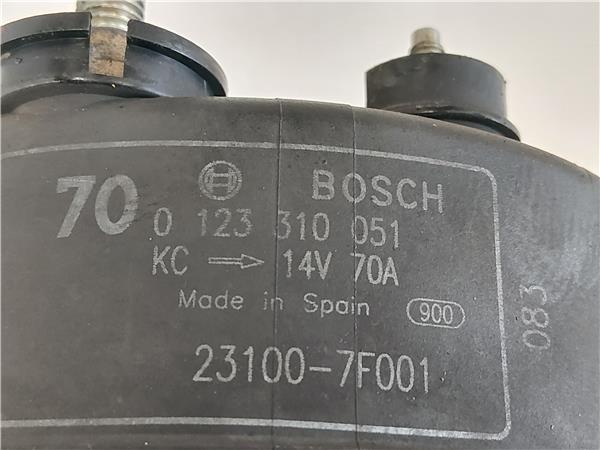 ALTERNADOR Nissan terrano ii (r20)(02.1993->) 2.7 TDi 4WD TD27TI 0123310051 123310051 GRIS generador - Imagen 3