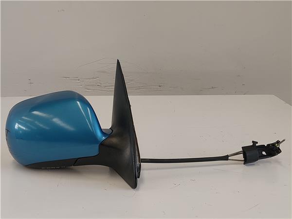 RETROVISOR DCHO. Skoda fabia (6y2/6y3)(01.2000->) 1.4 16V AUA E8012659 AZUL Derecho Espejo FDM - Imagen 2