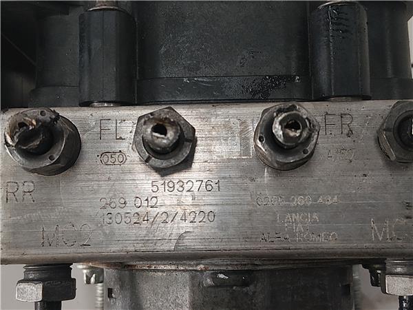 NUCLEO ABS Fiat ii panda (169)(2003->) 1.2 169 A4.000 169A4000 00519327610 519327610 NEGRO modulador - Imagen 3