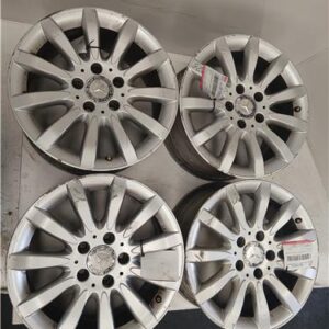 CONJUNTO DE 4 LLANTAS ALUMINIO Mercedes-Benz clase e (bm 211) berlina (01.2002->) 2.2 E 220 CDI (211.008) [2,2 Ltr. - 125 kW CDI CAT] OM 646.821 OM646821 7.5X16-H2 75X16H2 NEGRO    716.654