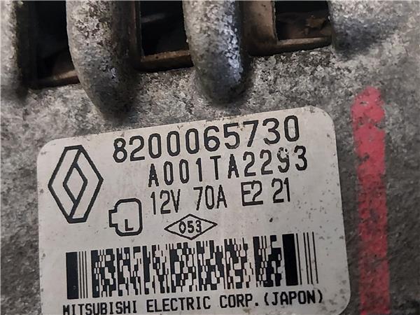 ALTERNADOR Renault clio ii fase i (b/cb0)(1998->) 1.2 (B/CB0F, B/CB0A, B/CB10, B/CB1K, B/CB2D, B/CB2H) D7F 710 D7F710 8200065730 GRIS generador - Imagen 3