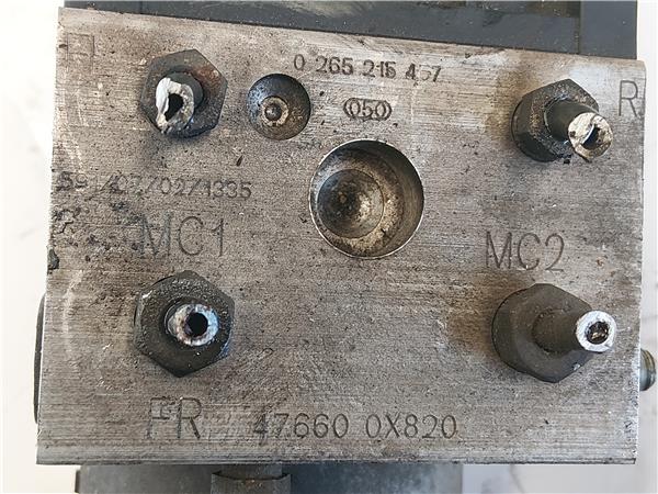 NUCLEO ABS Nissan terrano ii (r20)(02.1993->) 2.7 TDi 4WD TD27TI 0265215457 265215457 BLANCO modulador - Imagen 3