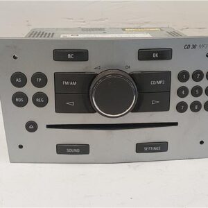 RADIO / CD Opel zafira b (2005->) 1.6 Cosmo [1,6 Ltr. - 85 kW 16V] D-Z17DTR - #Prov# DZ17DTRPROV 13289932 BLANCO    sistema audio