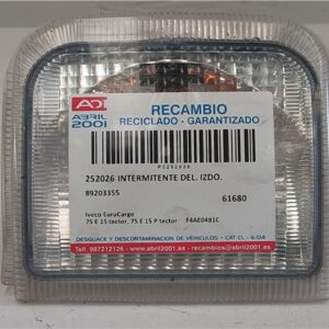 INTERMITENTE DEL. IZDO. Iveco eurocargo 75 E 15 tector, 75 E 15 P tector F4AE0481C 89203355 BLANCO    Delantero Izquierdo
