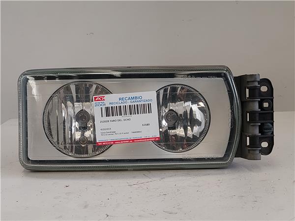 FARO DEL. DCHO Iveco eurocargo 75 E 15 tector, 75 E 15 P tector F4AE0481C 41221015 BLANCO Bombilla Delantero Derecho Faro Lampara Luz