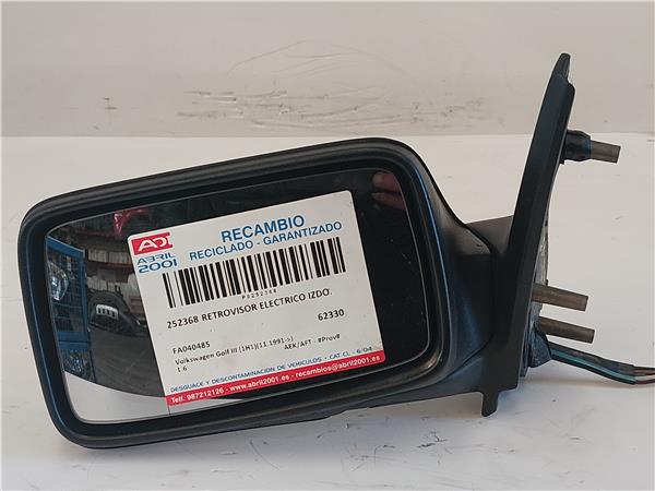 RETROVISOR ELECTRICO IZDO. Volkswagen golf iii (1h1)(11.1991->) 1.6 AEK/AFT - #Prov# AEKAFTPROV FA040485 AZUL Espejo Izquierdo DGG
