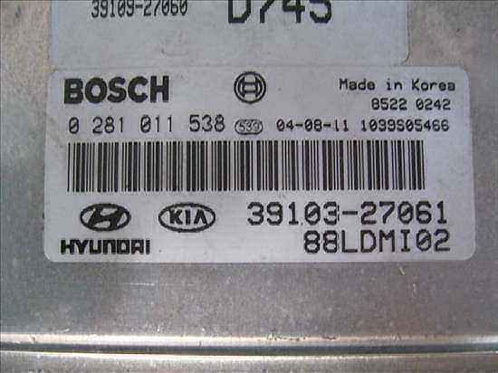 CENTRALITA Kia cerato (ld)(2004->) 2.0 CRDi D-D4EA - #Prov# DD4EAPROV BOSCH/0281011538 BOSCH0281011538 AZUL uce - Imagen 2