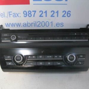 MANDOS CLIMATIZADOR BMW serie 5 berlina (f10)(2010->) 3.0 525d [3,0 Ltr. - 150 kW Turbodiesel] N57 D30 A - #Prov# N57D30APROV 9236477 GRIS    acondicionado aire calefaccion