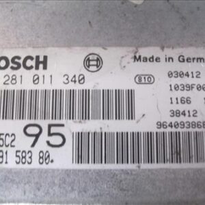 CENTRALITA Citroen c5 berlina (2001->) 2.0 HDi RHS (DW10ATED) RHS(DW10ATED) 9649158380 0281011340 281011340 ROJO    uce