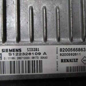 CENTRALITA Renault megane ii (bm0/1_, cm0/1_) 1.5 dCi D/ K9K P7 - #Prov# DK9KP7PROV SIEMENS/8200565863 SIEMENS8200565863 GRIS uce