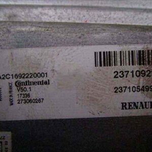 CENTRALITA Renault captur - #prov# 900 CC (90 CV) - #Prov# H4B B408 - #Prov# H4BB408PROV CONTINENTAL/237109221R CONTINENTAL237109221R AZUL uce