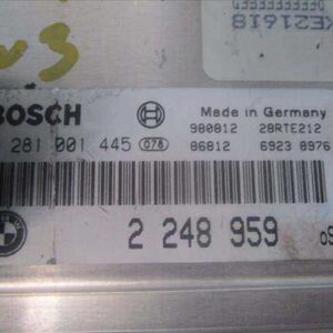 CENTRALITA BMW serie 3 berlina (e46)(1998->) 2.0 320d [2,0 Ltr. - 100 kW 16V Diesel CAT] M47 204 D1 M47204D1 BOSCH/0281001445 BOSCH0281001445 ROJO    uce