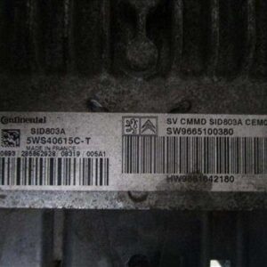 CENTRALITA Peugeot 807 (2002->) 2.0 HDI RHR (DW10BTED4) RHR(DW10BTED4) 5WS40615C GRIS ANTRACITA    uce