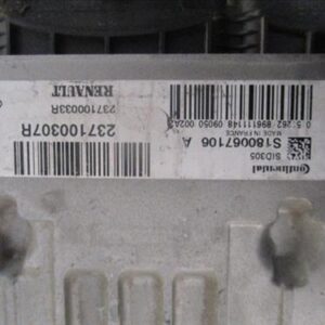 CENTRALITA Renault megane iii fastback (bz0_) 1.5 dCi D/ K9K G 8 - #Prov# DK9KG8PROV S180067106 GRIS    uce