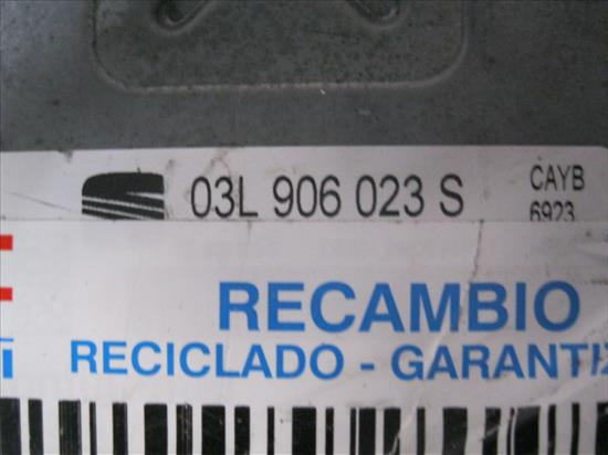 CENTRALITA Seat ibiza berlina (6j5)(06.2008->) 1.6 TDI (D) CAY - #Prov# (D)CAYPROV 03L906023S 3L906023S NEGRO uce - Imagen 2