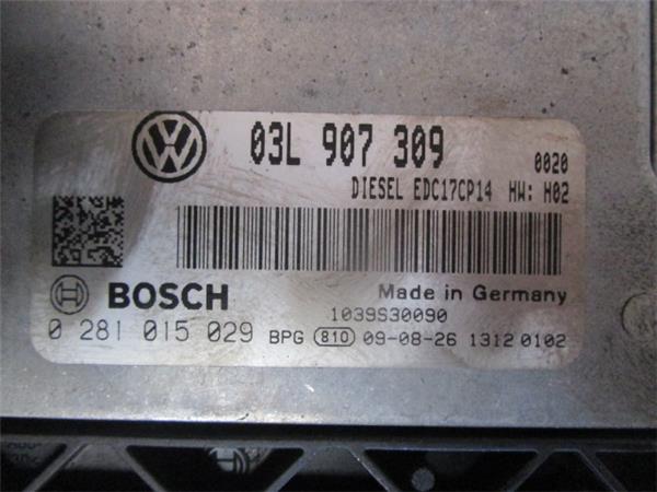 CENTRALITA Volkswagen passat berlina (3c2)(2005->) 2.0 TDI 16V CBA - #Prov# CBAPROV SIEMENS/5WP45500AE SIEMENS5WP45500AE NEGRO uce - Imagen 2