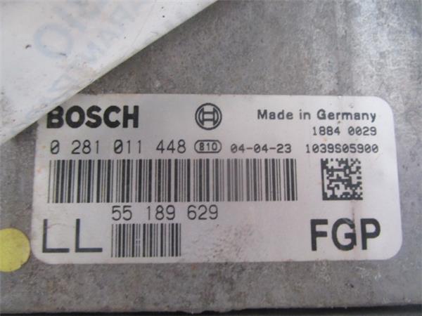 CENTRALITA Opel vectra c berlina (2002->) 1.9 CDTI Z 19 DTH Z19DTH BOSCH/0281011448 BOSCH0281011448 PLATA uce - Imagen 2