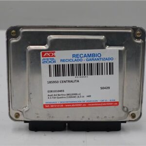 CENTRALITA Audi a4 berlina (8e)(04.2003->) 2.5 TDI Quattro (132kW) [2,5 Ltr. - 132 kW V6 24V TDI] AKE 0281010493 281010493 NEGRO BOSCH   uce