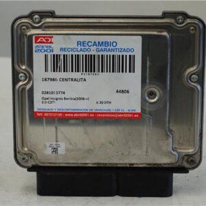 CENTRALITA Opel insignia berlina (2008->) 2.0 CDTI A 20 DTH A20DTH 0281015774 281015774 GRIS BOSCH   uce
