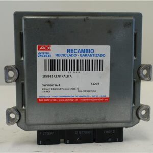 CENTRALITA Citroen c4 grand picasso (10.2006->) 2.0 HDi RHJ-DW10BTED4 RHJDW10BTED4 5WS40615A-T 5WS40615AT GRIS SIEMENS VDO   uce