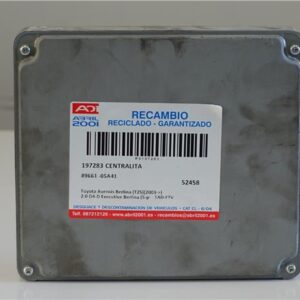 CENTRALITA Toyota avensis berlina (t25)(2003->) 2.0 D4-D Executive Berlina (5-ptas.) [2,0 Ltr. - 93 kW Turbodiesel CAT] 1AD-FTV 1ADFTV 89661 -05A41 8966105A41 GRIS    uce