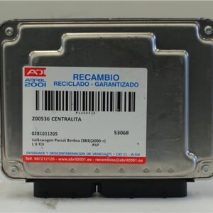 CENTRALITA Volkswagen passat berlina (3b3)(2000->) 1.9 TDI AVF 0281011205 281011205 GRIS BOSCH uce