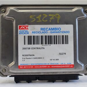 CENTRALITA Fiat ii panda (169)(2003->) 1.1 187 A1.000 187A1000 BC0097663A BLANCO    uce