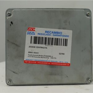 CENTRALITA Toyota avensis berlina (t25)(2003->) 2.2 D-4D Executive Berlina (5-ptas.) [2,2 Ltr. - 110 kW D-4D CAT] 2AD-FTV 2ADFTV 89661-05A21 8966105A21 GRIS DENSO   uce