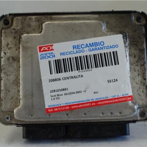 CENTRALITA Seat ibiza (6l1)(04.2002->) 1.9 TDI ASZ 0281010891 281010891 GRIS BOSCH   uce