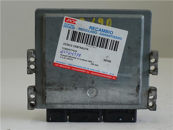CENTRALITA Renault megane iii fastback (bz0_) 1.5 dCi (BZ0D) K9K 836 K9K836 237101478R GRIS uce