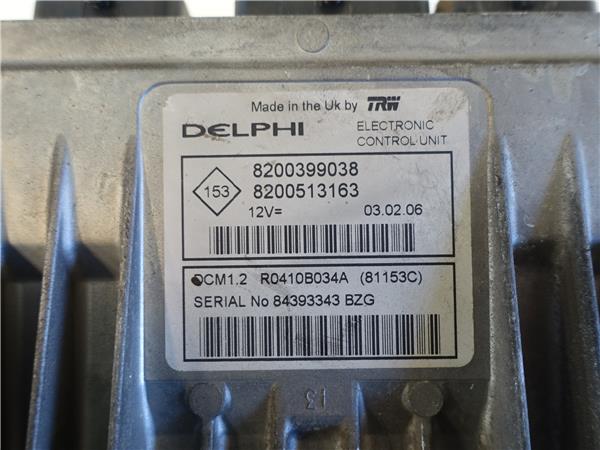 CENTRALITA Renault clio iii (2005->) 1.5 dCi (BR17, CR17) K9K 766 K9K766 R04110B034A ROJO uce - Imagen 3